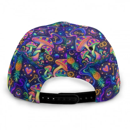 Psychedelic Flat Brim Hat