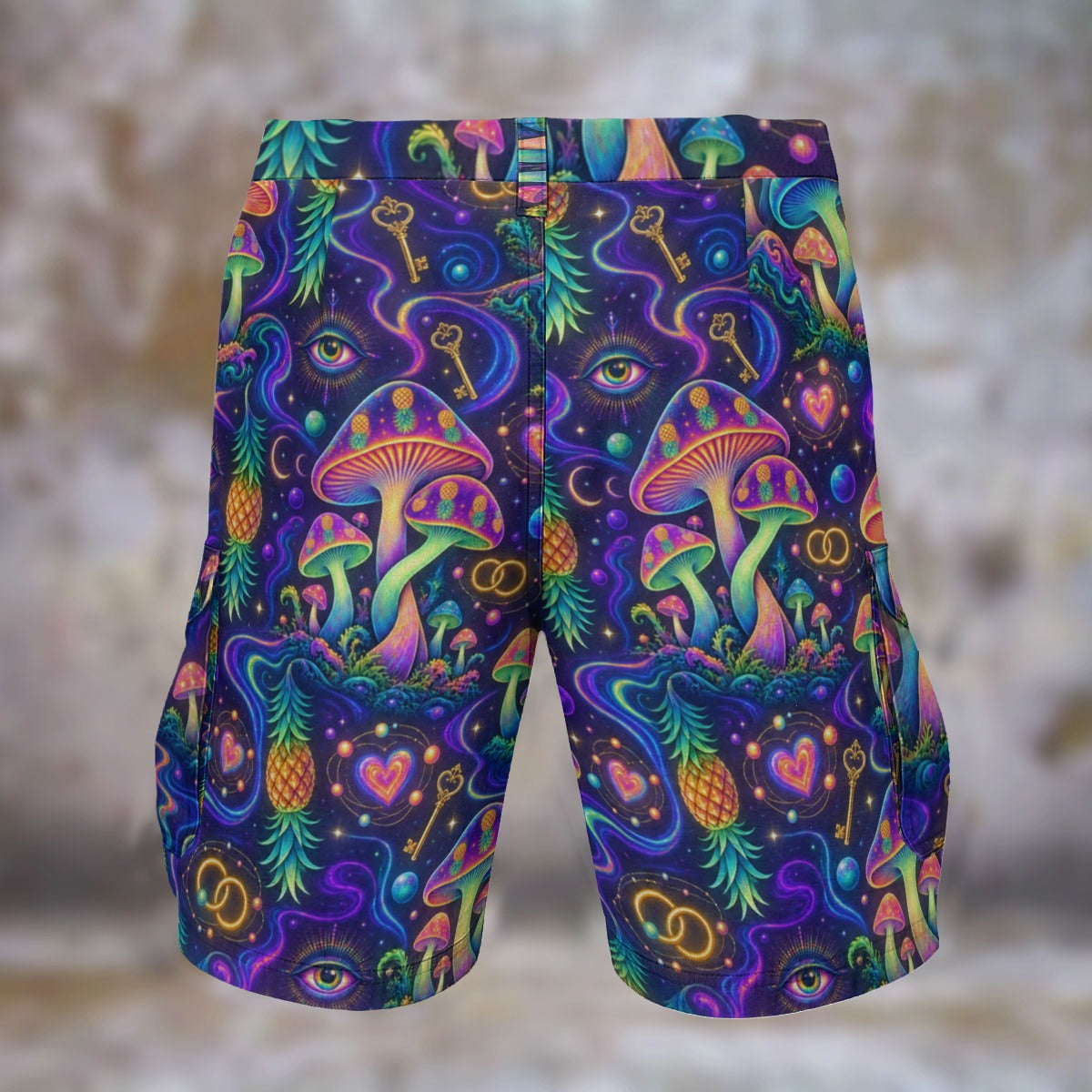 Psychedelic Rave Men's Cargo Shorts