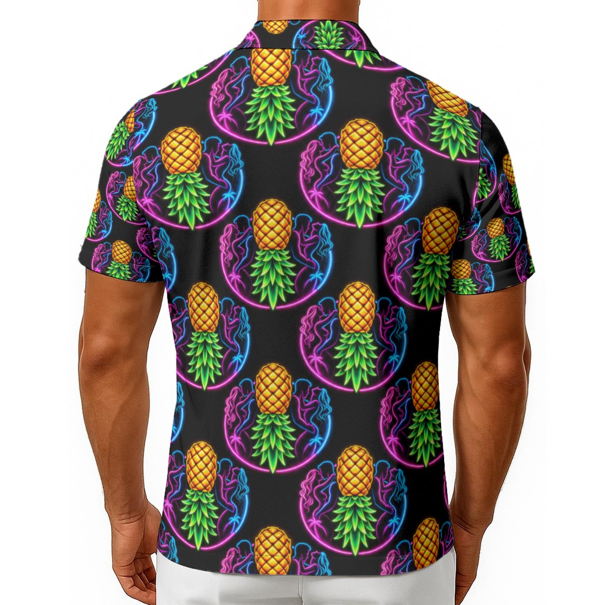 Electric Pineapple Button Up Shirt