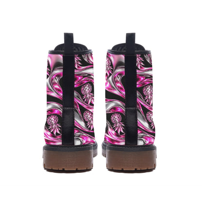 Chrome Pineapple Pink Women's Martin Short Boots