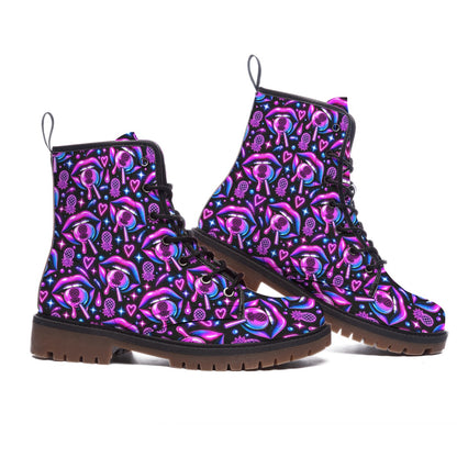 Open Mouth Women's Martin Short Boots