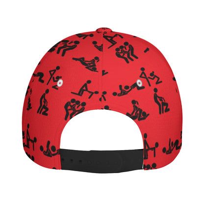 Stick Figure Snap Back Hat