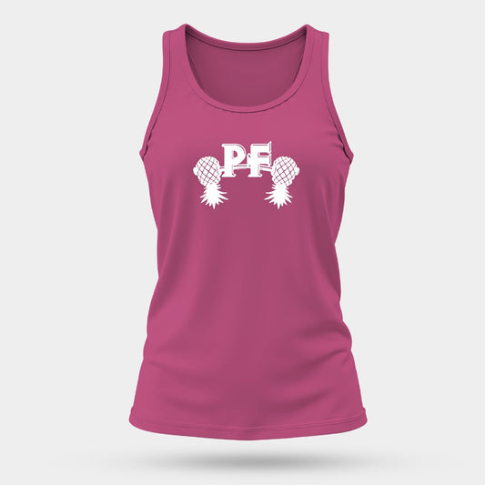 Pineapple Fitness Women's Sports Tank Top Printed in USA