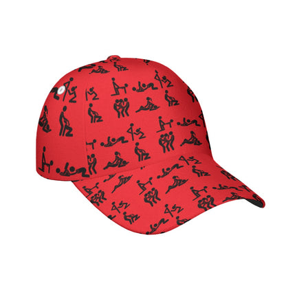 Stick Figure Snap Back Hat