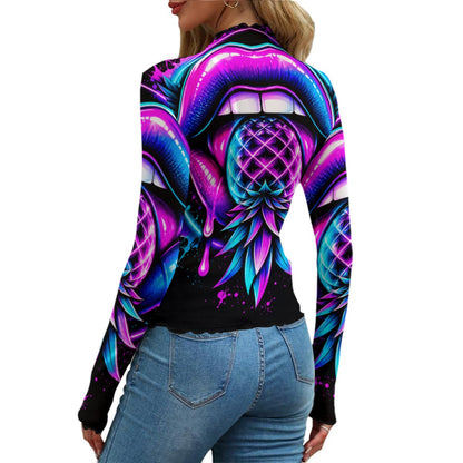 Pineapple Rave Women's Mesh T-shirt