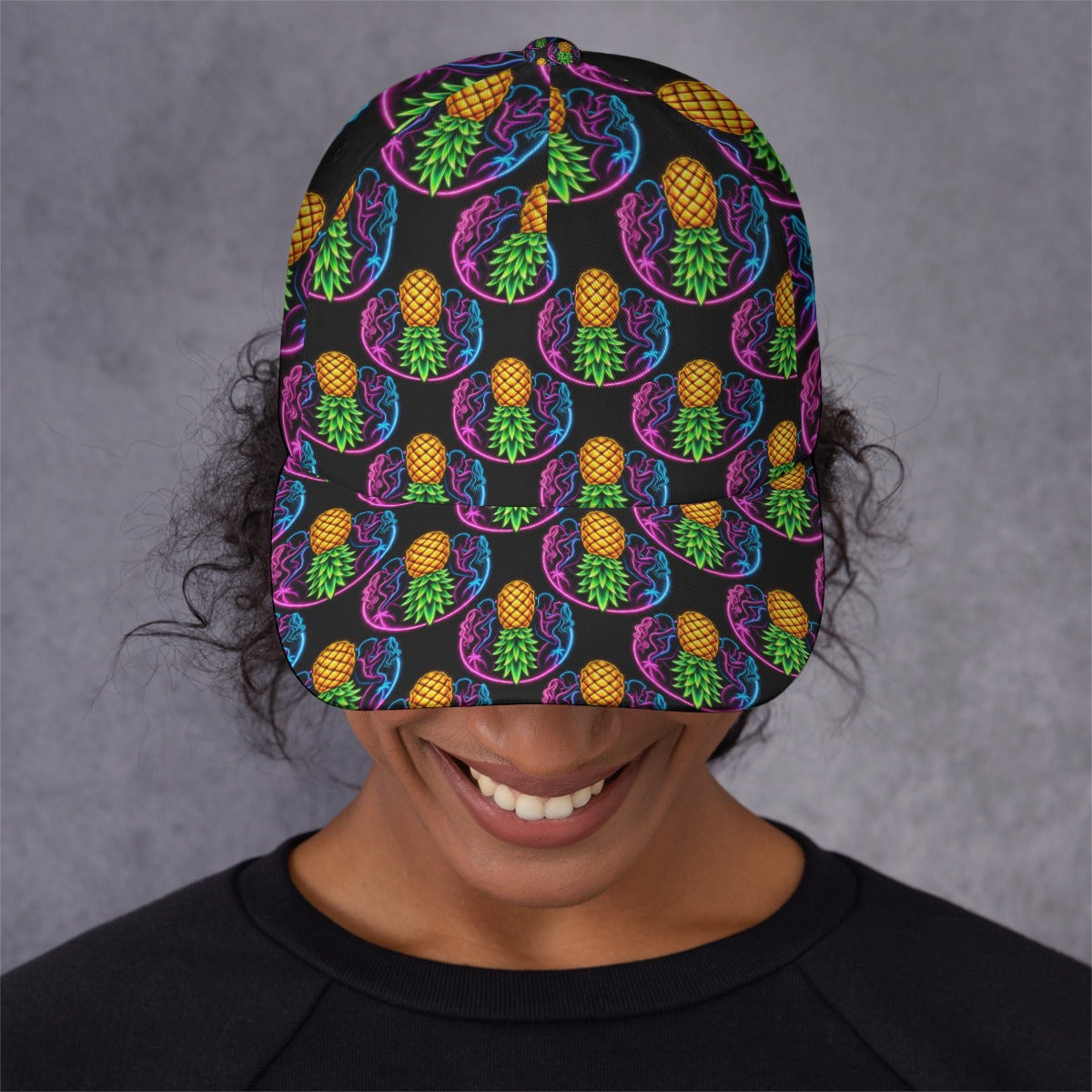 Electric Pineapple Snapback Hat