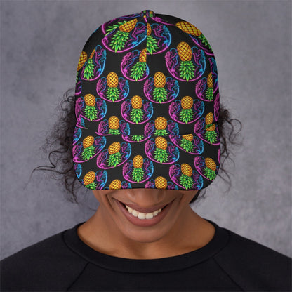 Electric Pineapple Snapback Hat