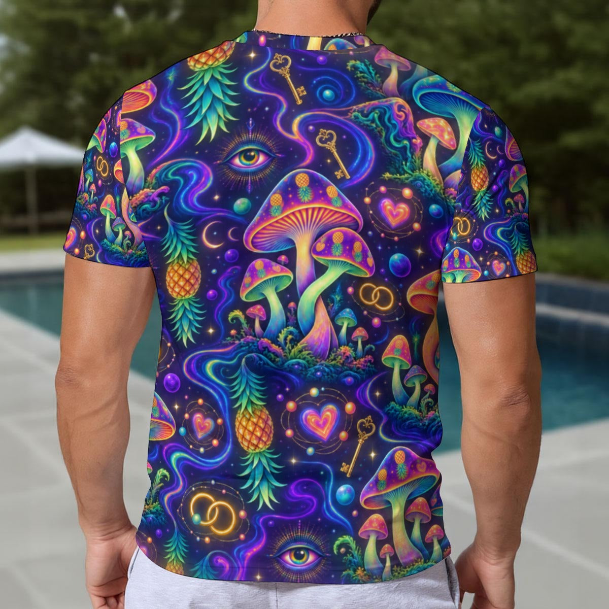 Psychedelic Rave Men's Short Sleeve T-shirt