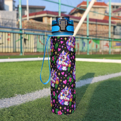 Electric Unicorn Water Bottle 32oz