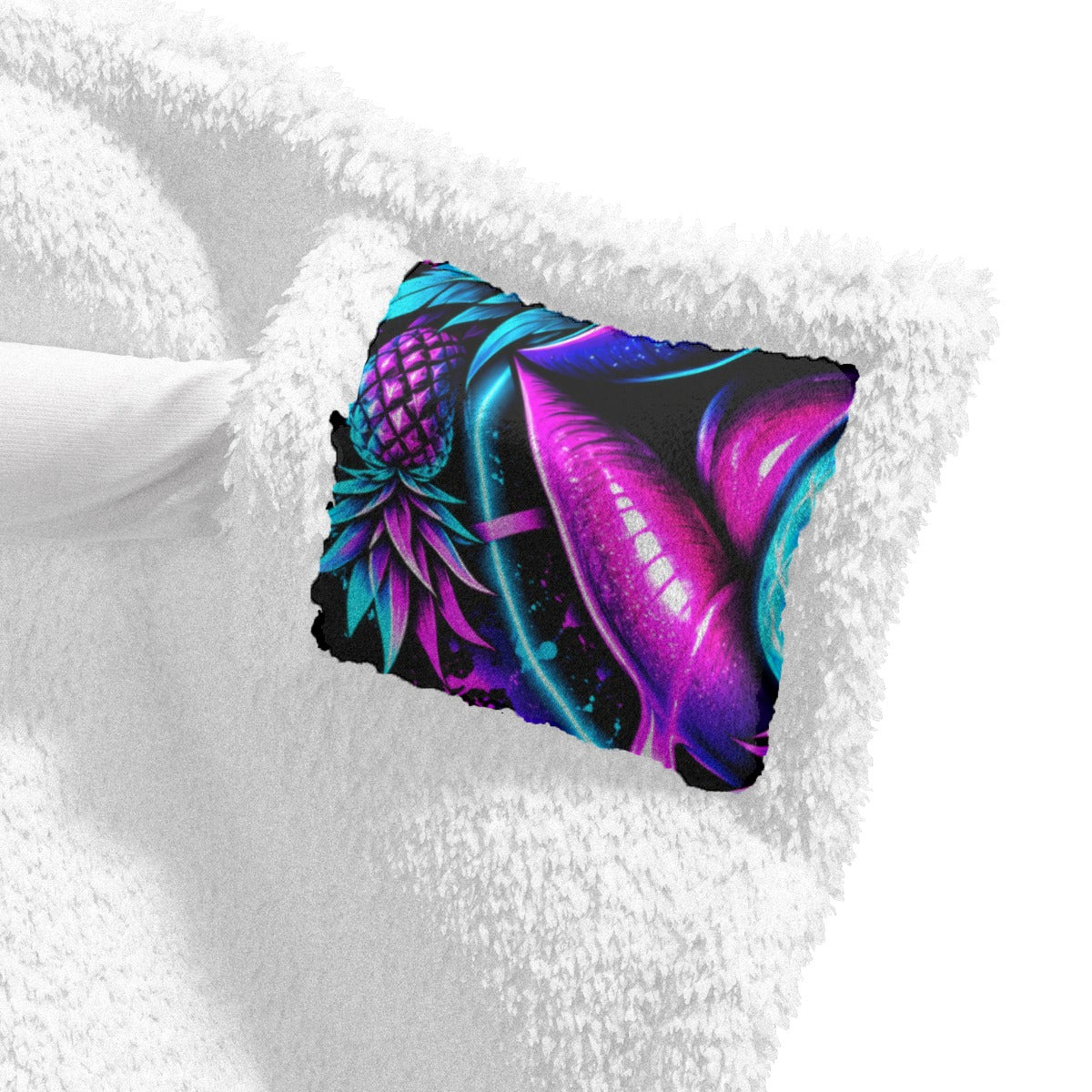 Pineapple Rave Wearable Hooded Blanket