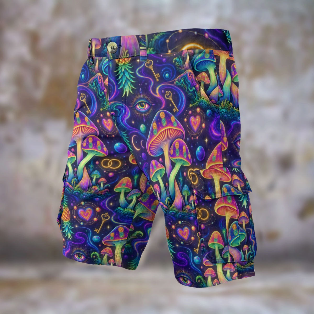 Psychedelic Rave Men's Cargo Shorts