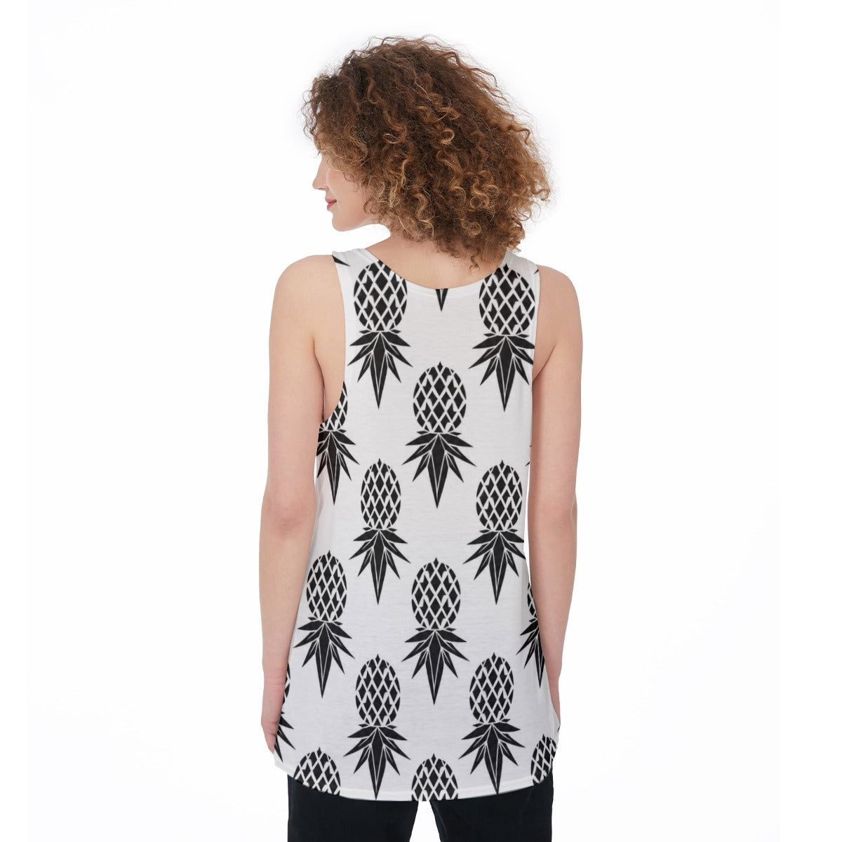 Pineapple BW Women's Tank Top