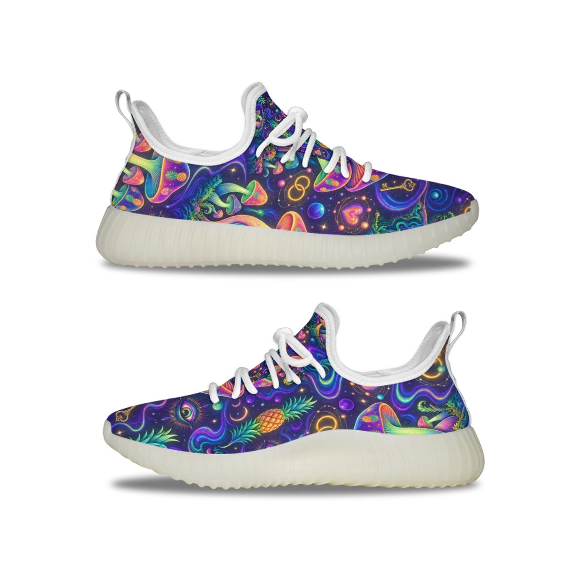 Psychedelic Men's Sports Shoes