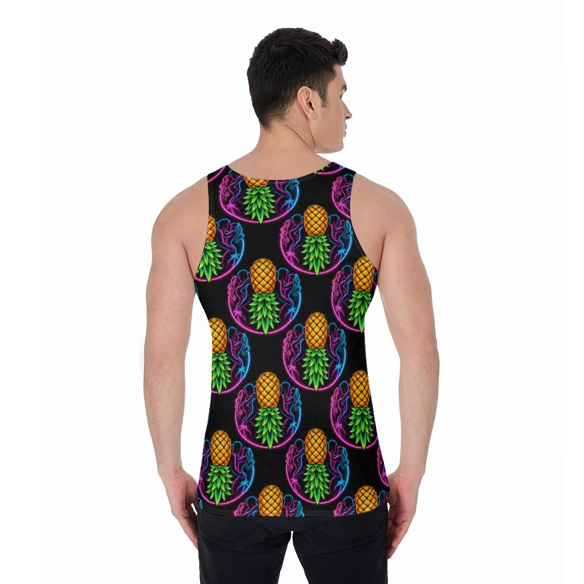 Electric Pineapple Men's Tank Top