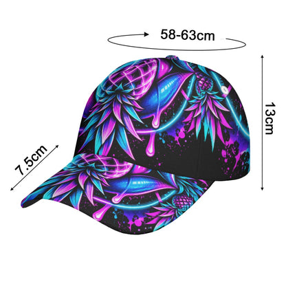 Pineapple Rave Snapback Hat