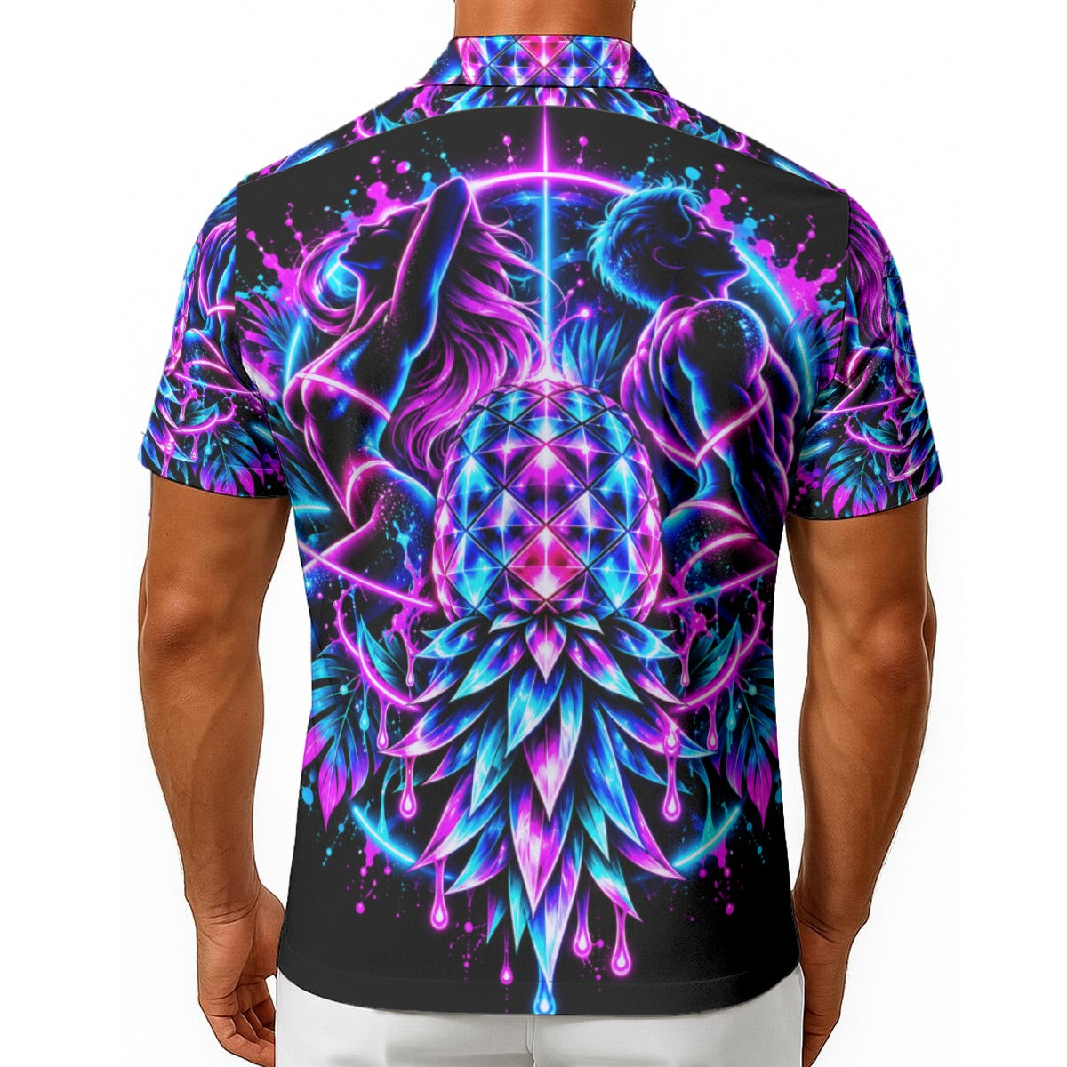 Pineapple Body Rave Button Up Shirt