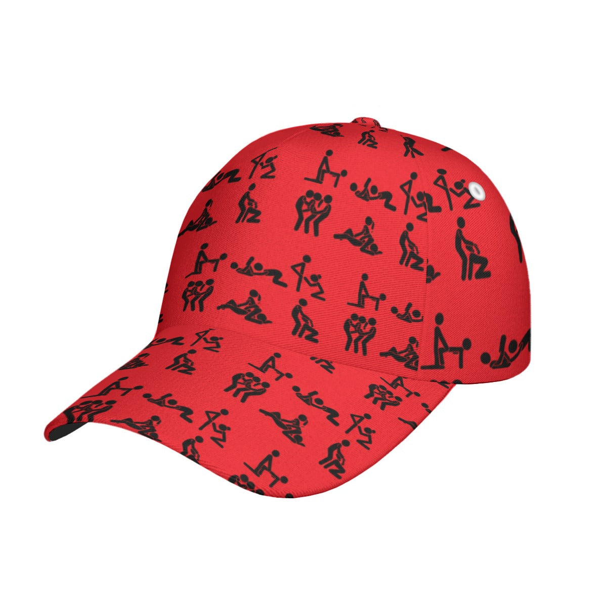 Stick Figure Snap Back Hat
