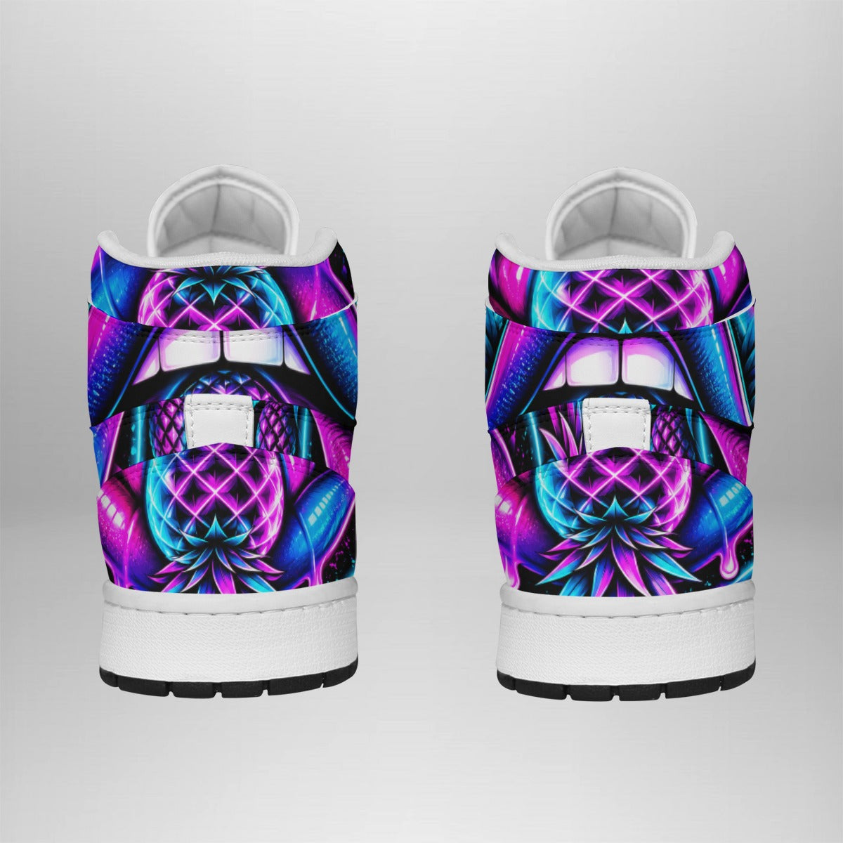 Pineapple Rave Men's Synthetic Leather Stitching Shoes