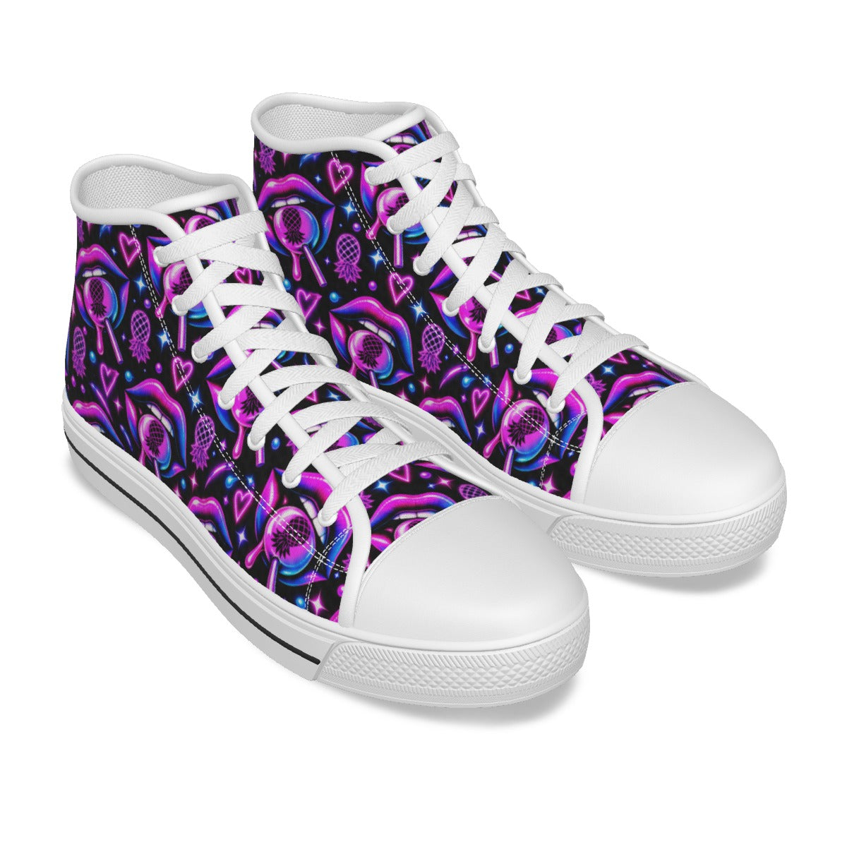 Open Mouth Women's Canvas Shoes