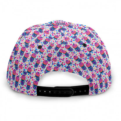 Pineapple Nights Flat Brim Hat