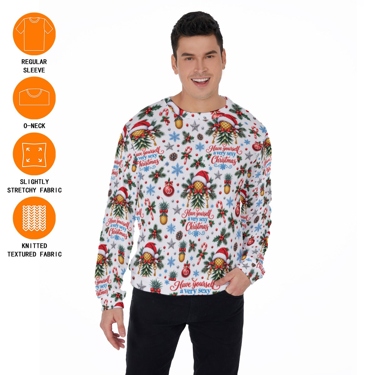 Swinger's White Christmas Sweater