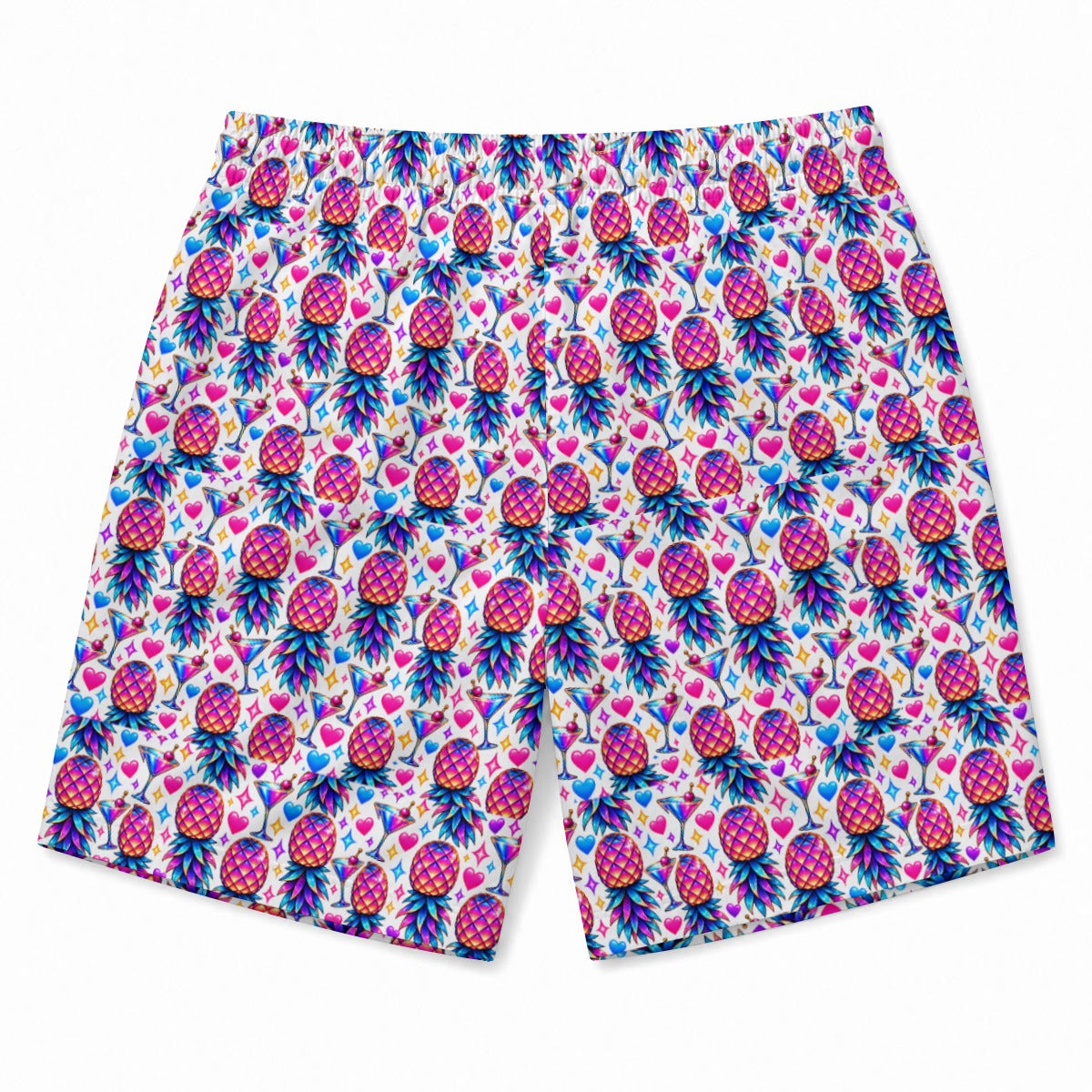 Pineapple Nights Men's Beach Shorts