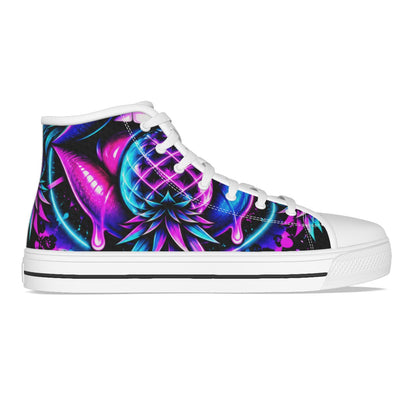 Pineapple Rave Men's Canvas Shoes
