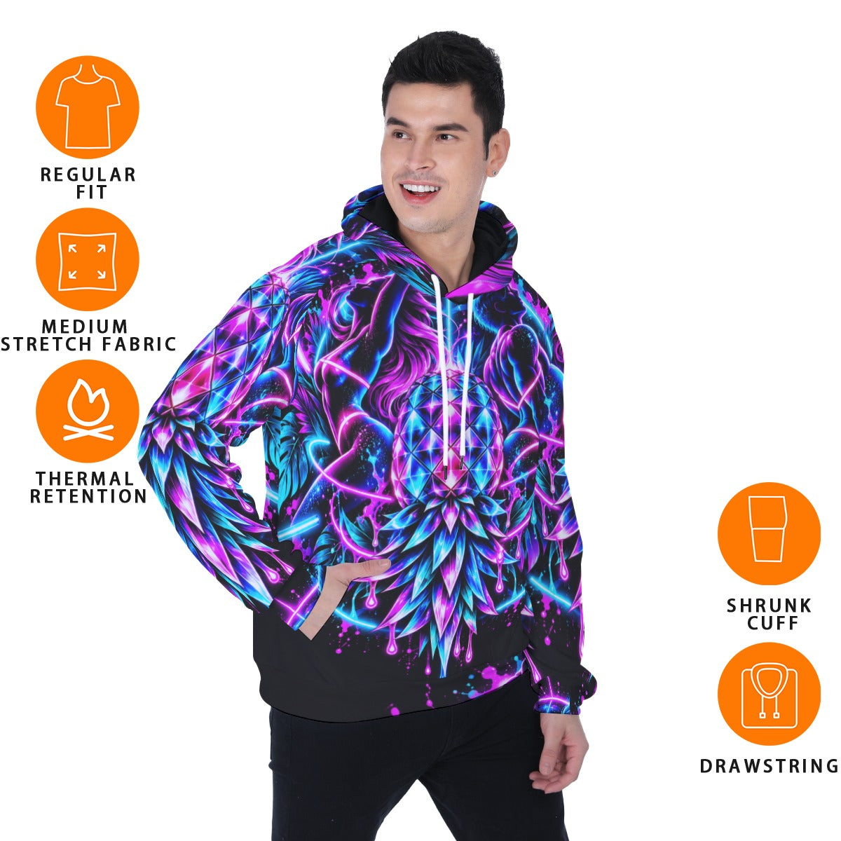 Pineapple Body Rave Hoodie