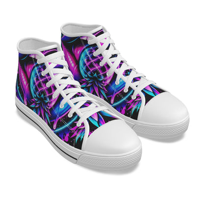 Pineapple Rave Men's Canvas Shoes