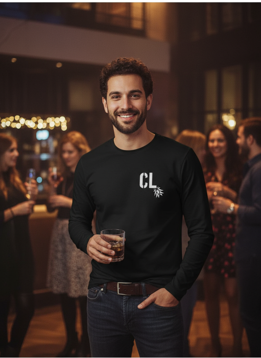 Canadian Lifestyle Long Sleeve Fitted Crew-DK Apparel