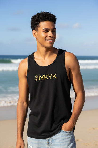 IYKYK Men's Premium Tank Top | Swinger & ENM Lifestyle Apparel – DK Apparel