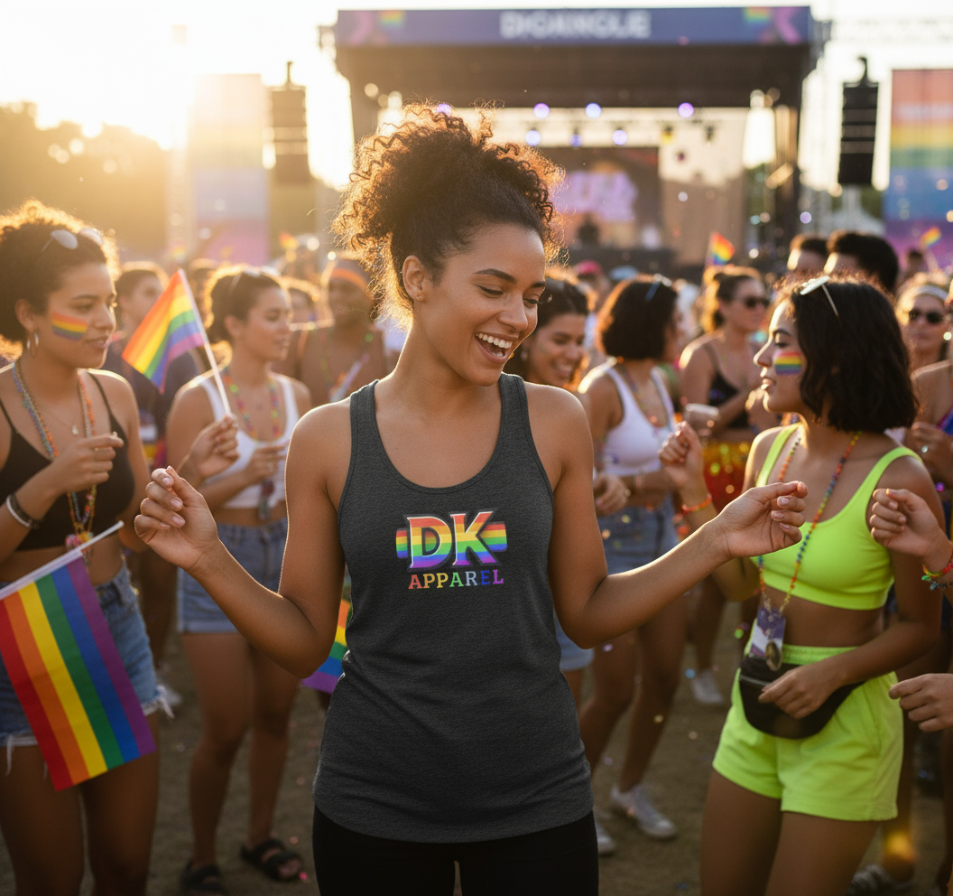 DK Pride Women's Racerback Tank-DK Apparel