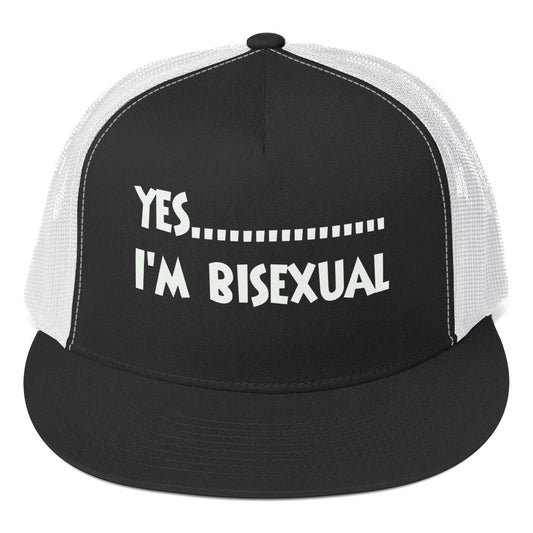 Yes, I’m Bisexual Snapback Hat | Swinger & ENM Lifestyle Pride Headwear – DK Apparel – DK Apparel lifestyle clothing
