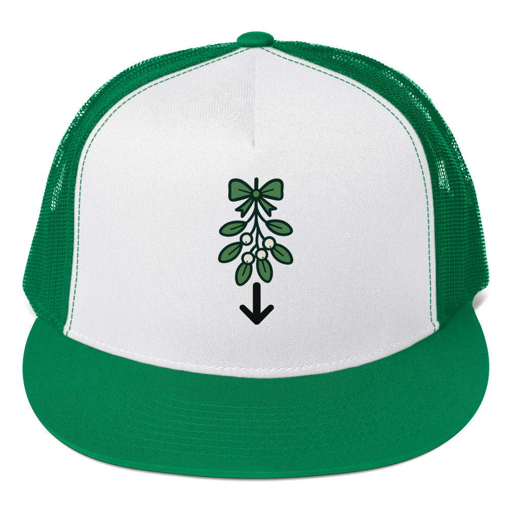 Mistletoe Snap Back Hat – Funny Christmas Swinger Holiday Cap | DK Apparel-DK Apparel