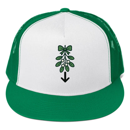Mistletoe Snap Back Hat – Funny Christmas Swinger Holiday Cap | DK Apparel-DK Apparel