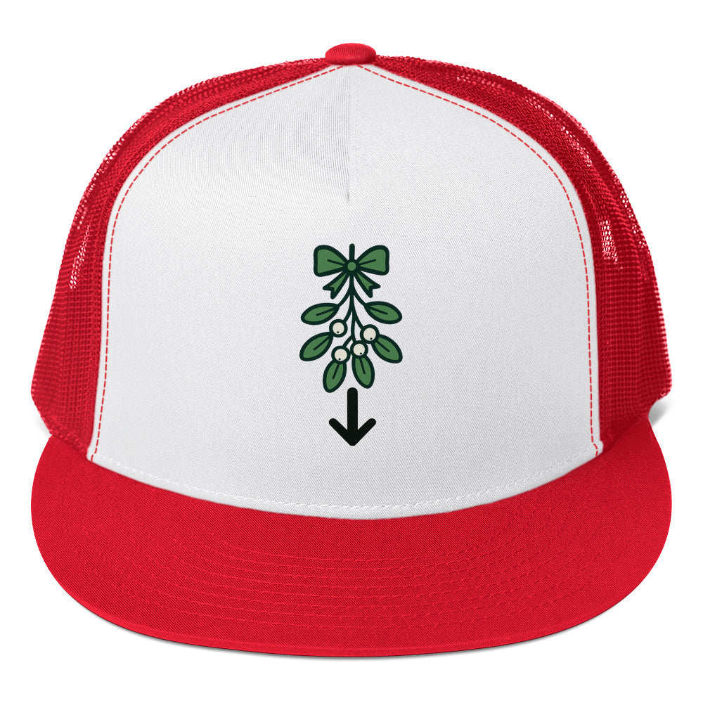 Mistletoe Snap Back Hat – Funny Christmas Swinger Holiday Cap | DK Apparel-DK Apparel
