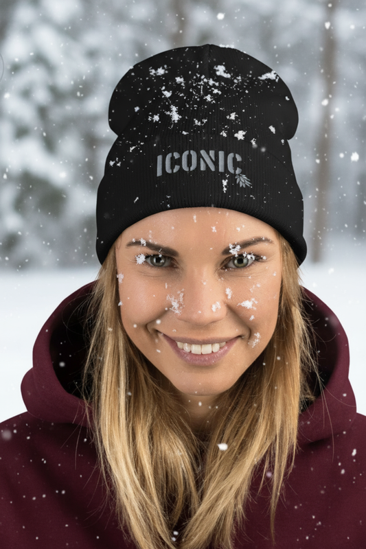 Iconic Embroidered Beanie | Swinger Lifestyle Headwear by DK Apparel-DK Apparel