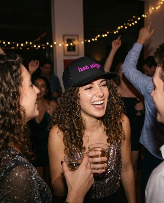Hot Wife Snapback Hat | Swinger Lifestyle Headwear by DK Apparel