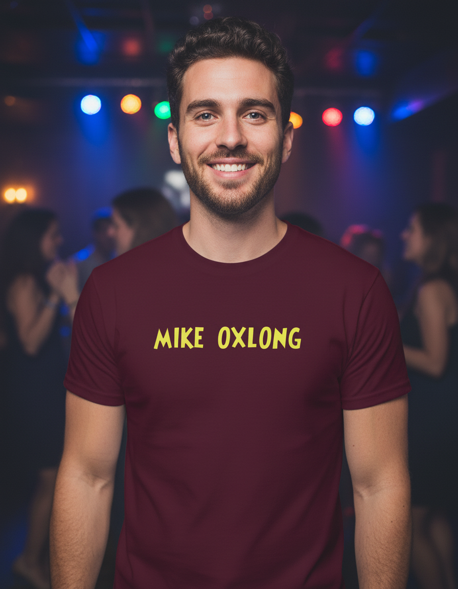 Mike Oxlong Classic T-Shirt | Funny Swinger & ENM Lifestyle Apparel – DK Apparel