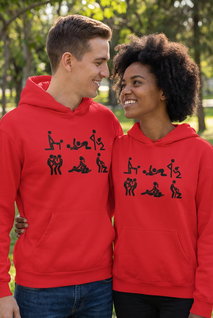 Stick Figure Sex Unisex Hoodie | Swinger & ENM Lifestyle Apparel – DK Apparel