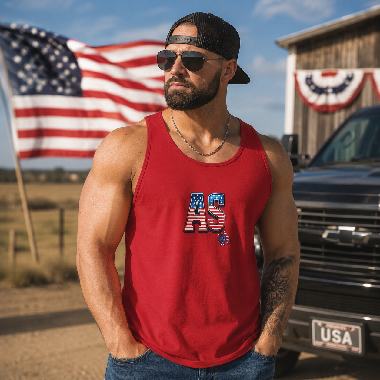 American Swinger Men’s Tank Top | Lifestyle & ENM Apparel – DK Apparel