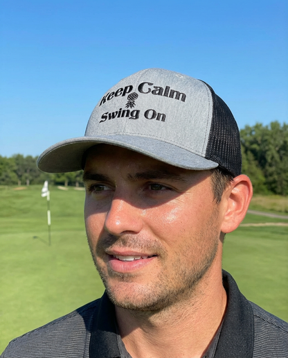 Keep Calm, Swing On Snapback Hat | Swinger & ENM Lifestyle Headwear – DK Apparel
