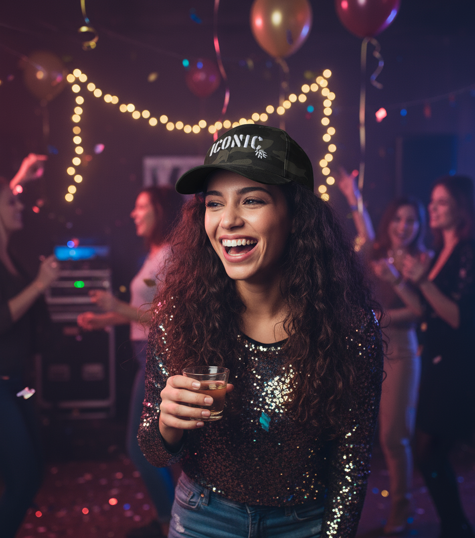 Iconic Flex Fit Hat | Swinger Lifestyle Headwear by DK Apparel-DK Apparel