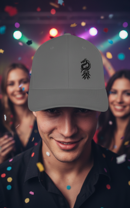 Dragon LS Flex Fit Hat | Swinger Lifestyle Headwear by DK Apparel