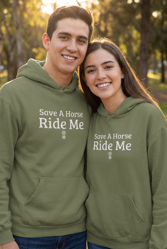 Save A Horse, Ride Me Unisex Hoodie | Swinger & ENM Lifestyle Apparel – DK Apparel