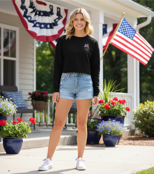 American Swinger Crop Sweatshirt | Lifestyle & ENM Apparel – DK Apparel