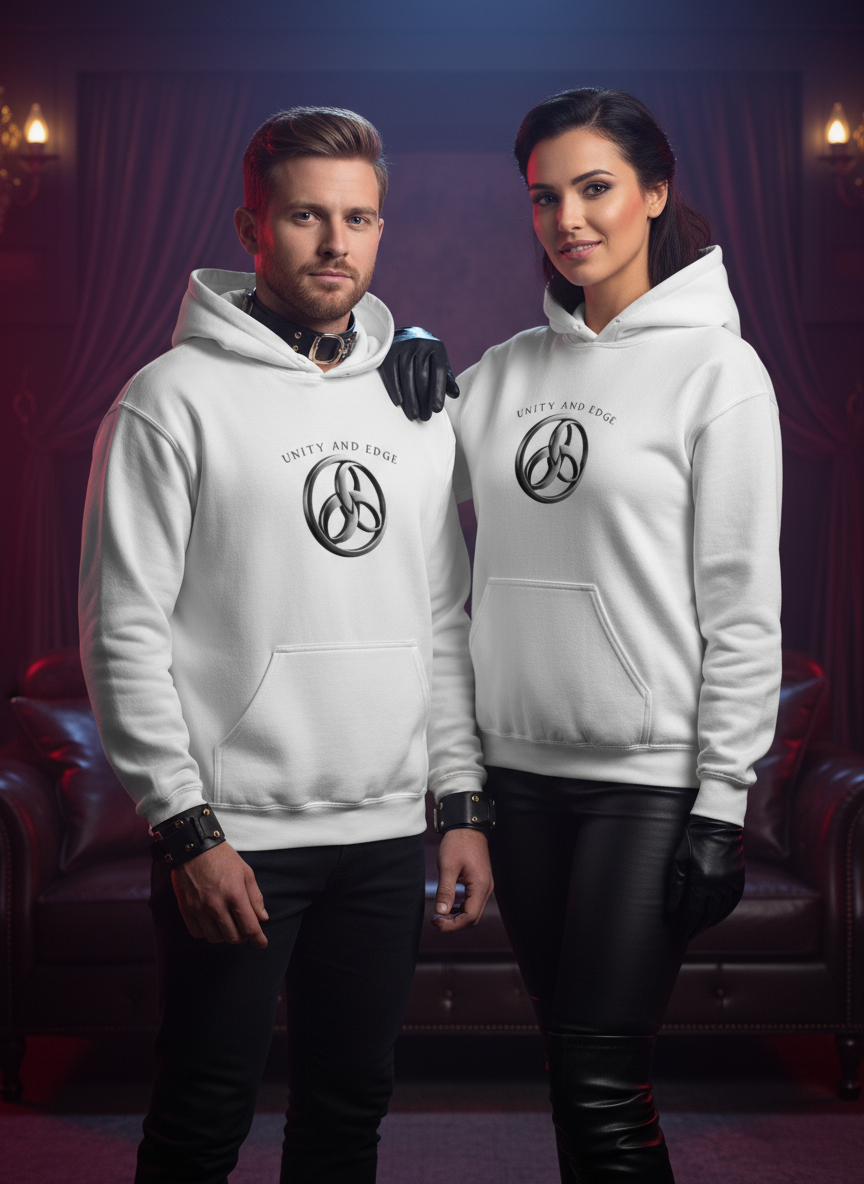 BDSM Unity and Edge Unisex Hoodie | Kink, Swinger & ENM Lifestyle Apparel – DK Apparel-DK Apparel