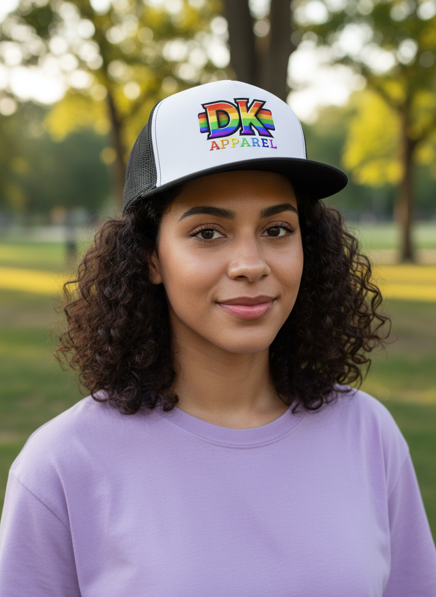 DK Pride Snapback Hat | LGBTQ+ & Swinger Lifestyle Headwear by DK Apparel-DK Apparel