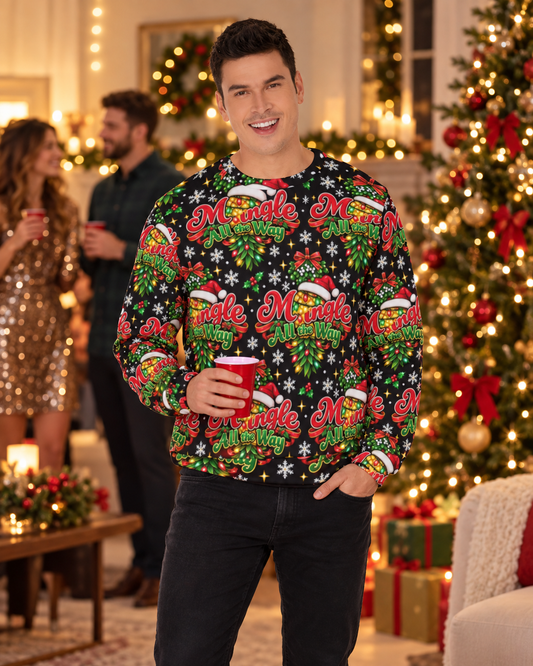 Mingle All The Way Ugly Christmas Sweater