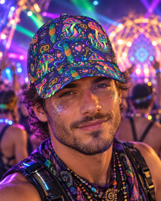 Psychedelic Rave Hat